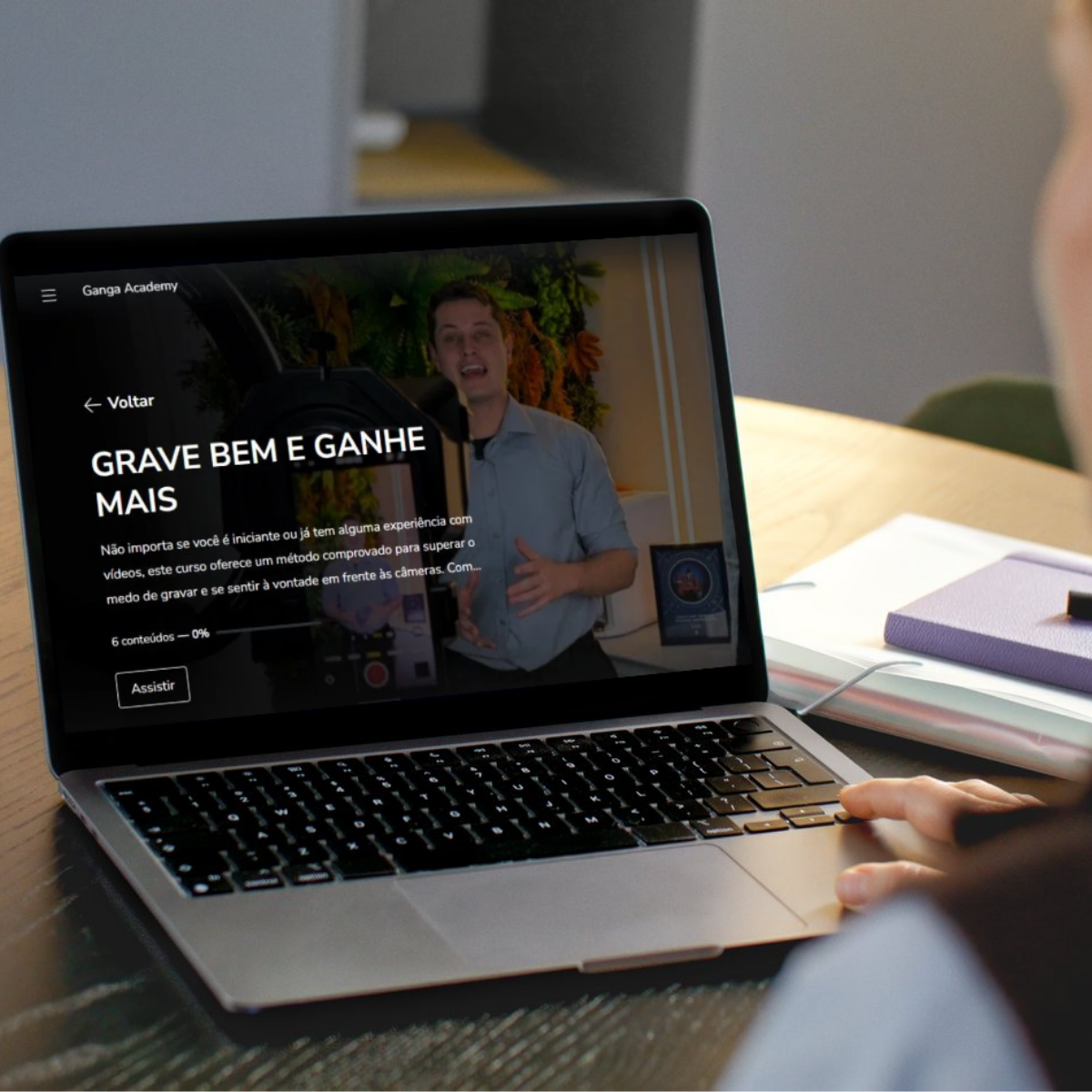 Grave Bem e Ganhe Mais | GangaAcademy - Aprenda a Gravar vídeos que vendem, mesmo sem experiência