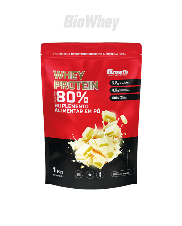 Whey Concentrado 80% Whey Protein - Growth Supplements
