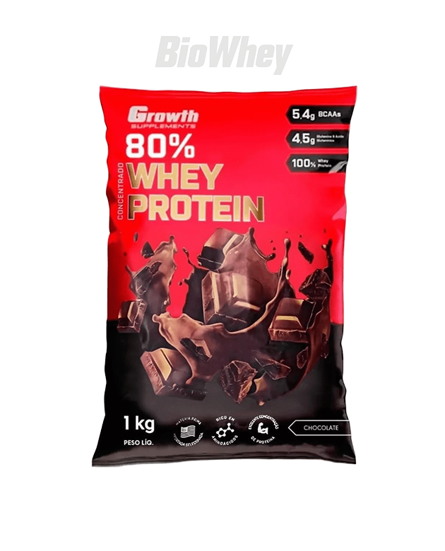 Whey Concentrado 80% Whey Protein - Growth Supplements