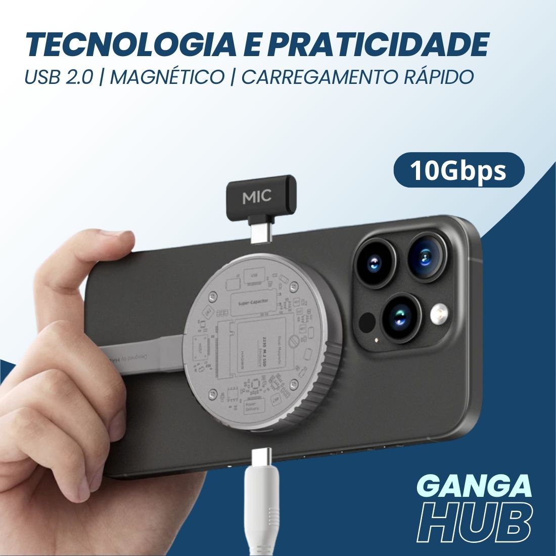 Case ProCapture - Expansão Inteligente com até 2 TB de Capacidade