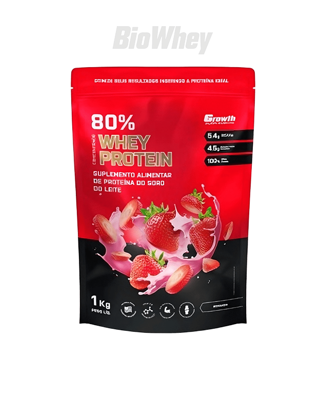 Whey Concentrado 80% Whey Protein - Growth Supplements