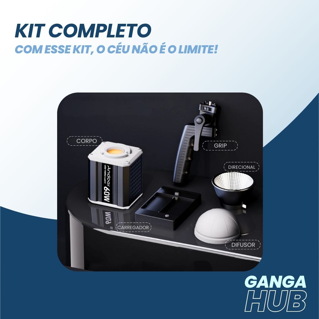 LumiNova- Potência e controle total na sua iluminação