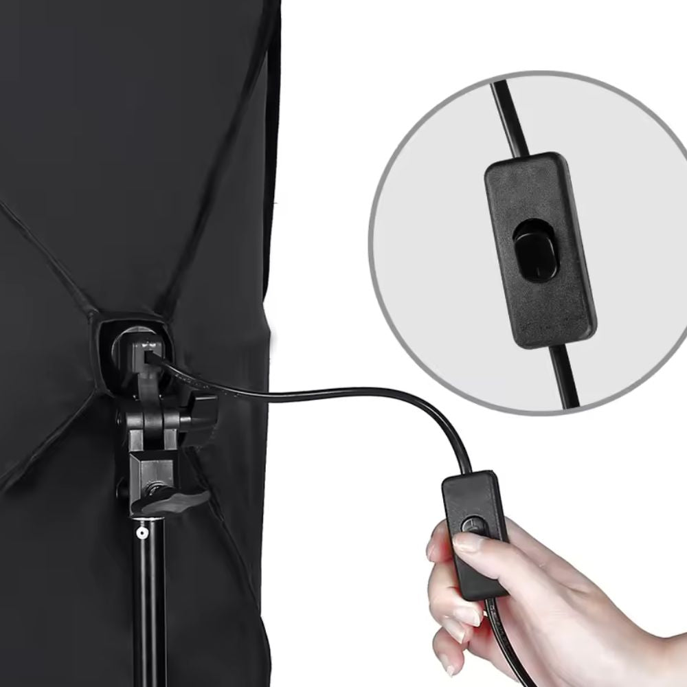 ProLight Studio - Softbox de Iluminação Profissional com Tripé