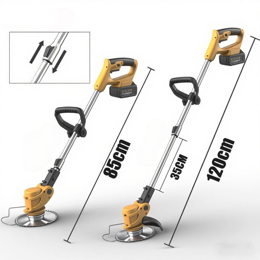 Roçadeira Aparador De Gramas Profissional 21v Duas Baterias 2000W 12000RPM