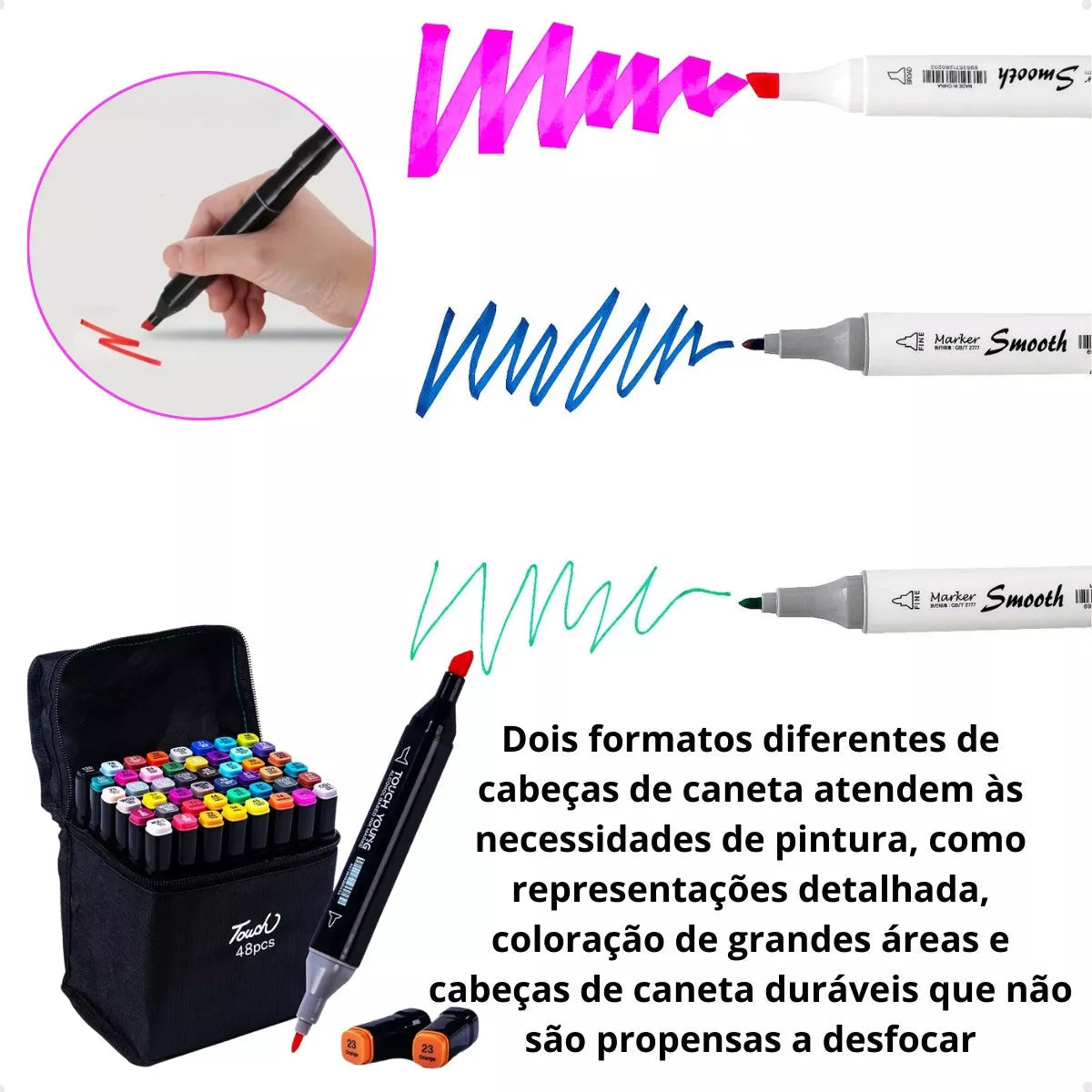 Kit 2 Livros Bobbie Goods Capa Dura (Versão Cristã: Colorindo com Jesus) + Canetas Touch