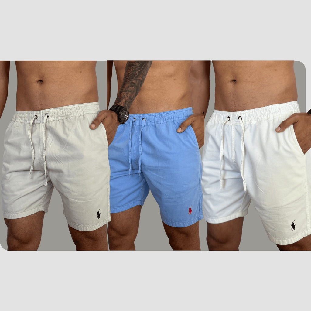 Kit 6 Bermudas Sarja - Ralph Lauren Qualidade Premium