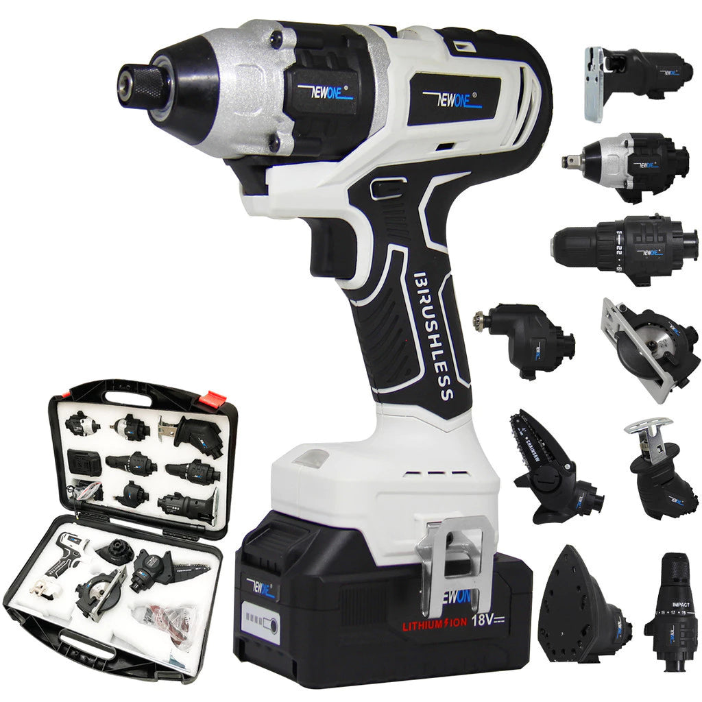 Kit 10 em 1 Parafusadeira Furadeira Lixadeira Serra Martelete Elétrico [ENVIO FULL]