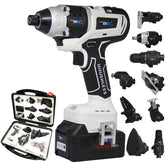 Kit 10 em 1 Parafusadeira Furadeira Lixadeira Serra Martelete Elétrico [ENVIO FULL]