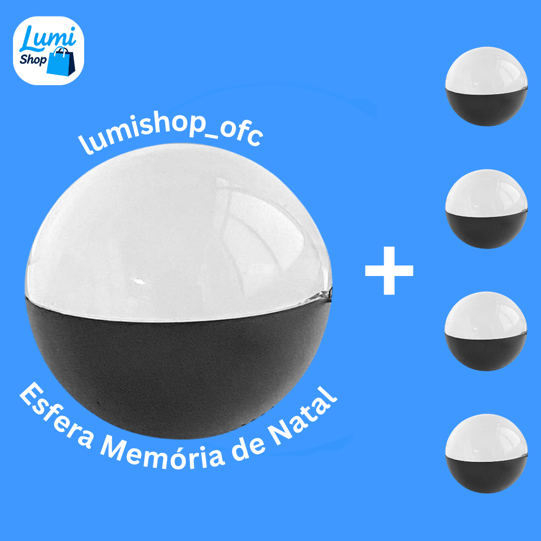 Esfera Memória de Natal™ (+brindes natalinos especiais)