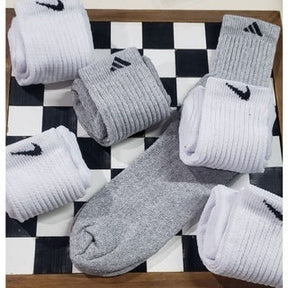 Kit 12 Pares Cano Médio - Meia Esportiva [Frete Grátis]