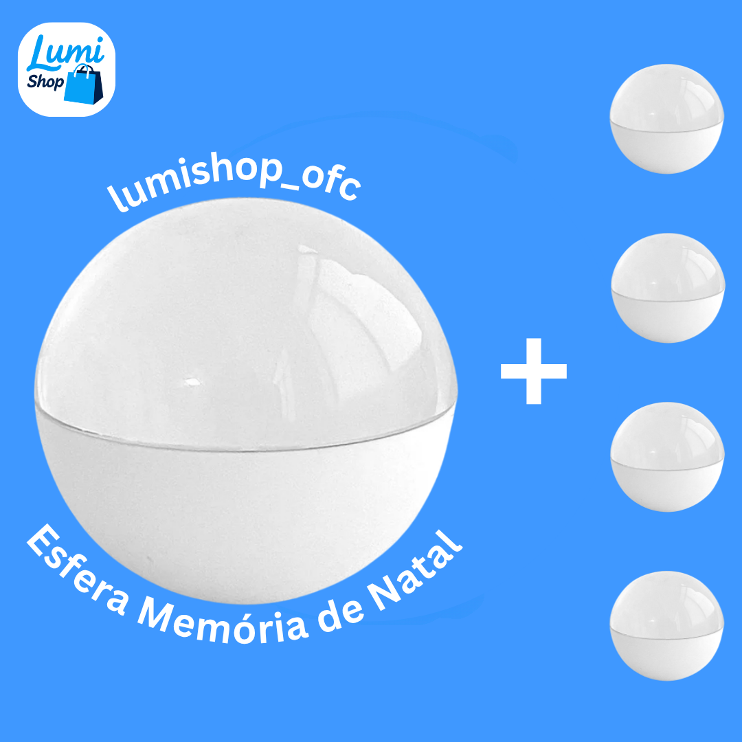 Esfera Memória de Natal™ (+brindes natalinos especiais)