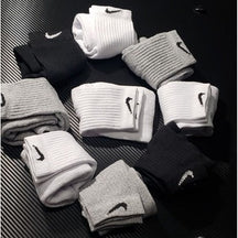 Kit 12 Pares Cano Médio - Meia Esportiva [Frete Grátis]
