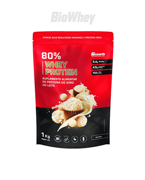 Whey Concentrado 80% Whey Protein - Growth Supplements