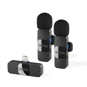 Boya BY-V2 - Microfone de Lapela Sem Fio 2.4G Premium