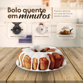 Mini Máquina De Fazer Bolos Elétrica Portátil 220V