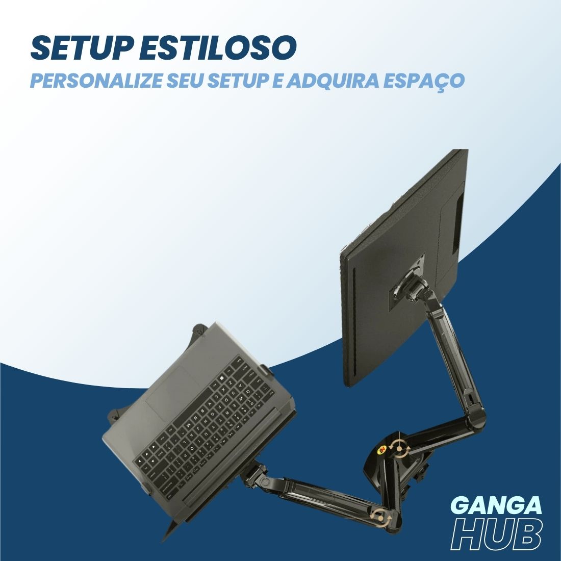 DualForce Flex - Ergonomia e performance para seu setup