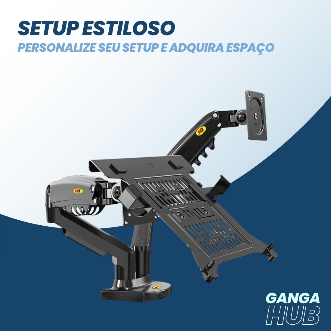 DualForce Flex - Ergonomia e performance para seu setup