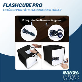 FlashCube Pro – Estúdio portátil em qualquer lugar