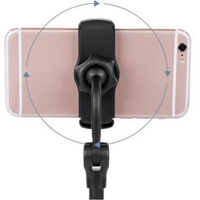 FlexStand 360 - Suporte de Mesa Ajustável para Celular com Rotação 360º