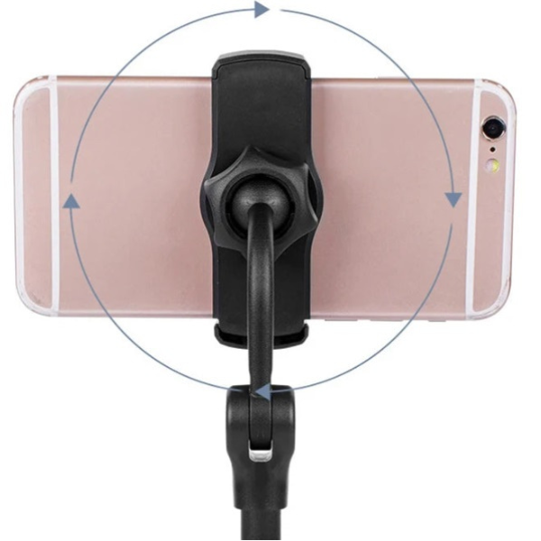 FlexStand 360 - Suporte de Mesa Ajustável para Celular com Rotação 360º