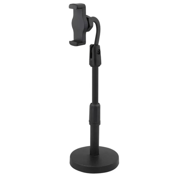 FlexStand 360 - Suporte de Mesa Ajustável para Celular com Rotação 360º