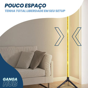 GlowEdge Vibe - Atmosfera imersiva com 16 milhões de cores