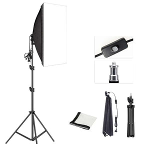 ProLight Studio - Softbox de Iluminação Profissional com Tripé