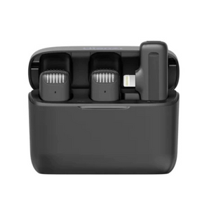SoundMax Dual - Microfone Sem Fio Lapela Ulanzi J12 para Gravações e Lives