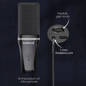 VoiceHub RGB - Microfone Avançado para Jogos, Podcasting e Streaming